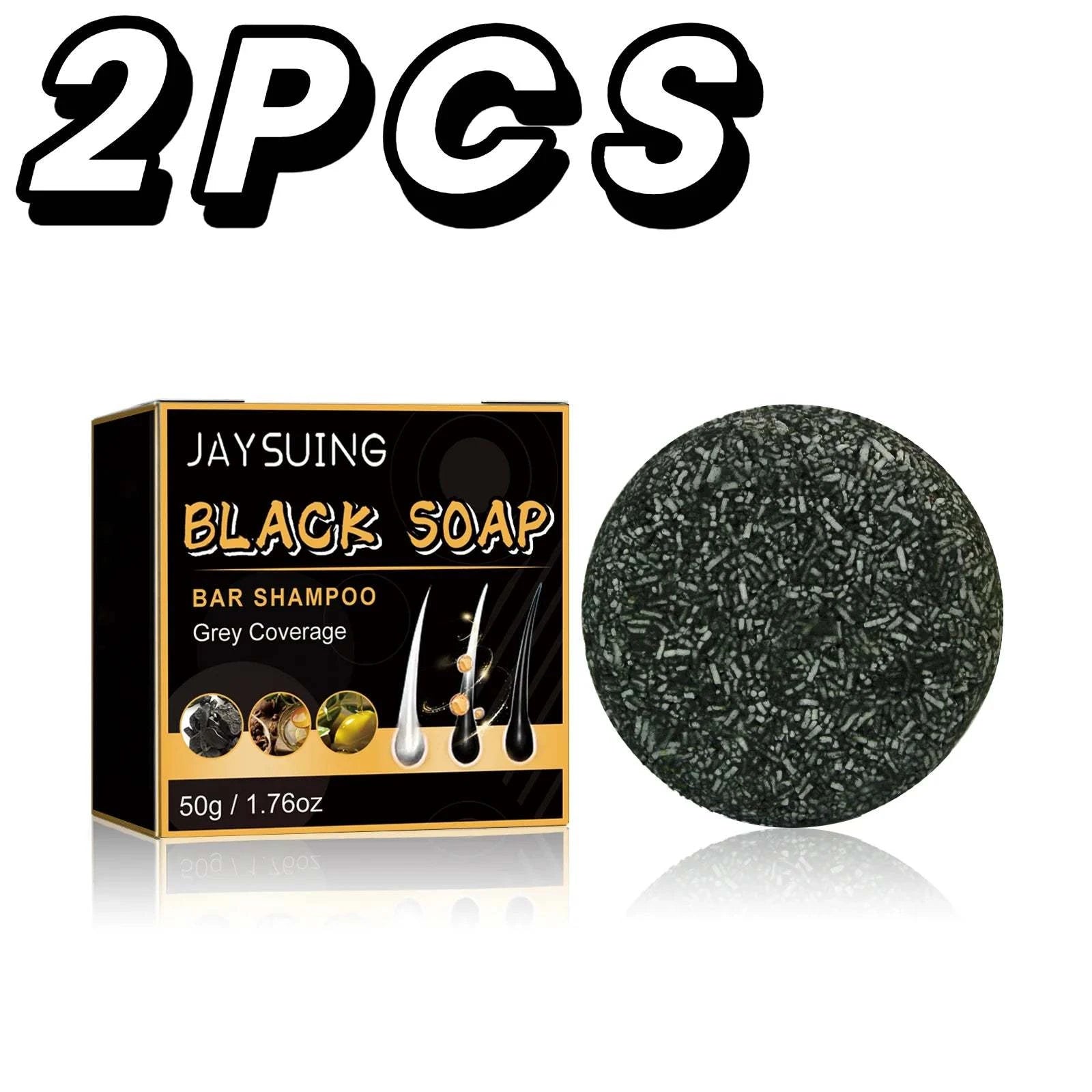 HOEGOA Oleuropein &amp; Tea Tree Dandruff Removal Shampoo Bar