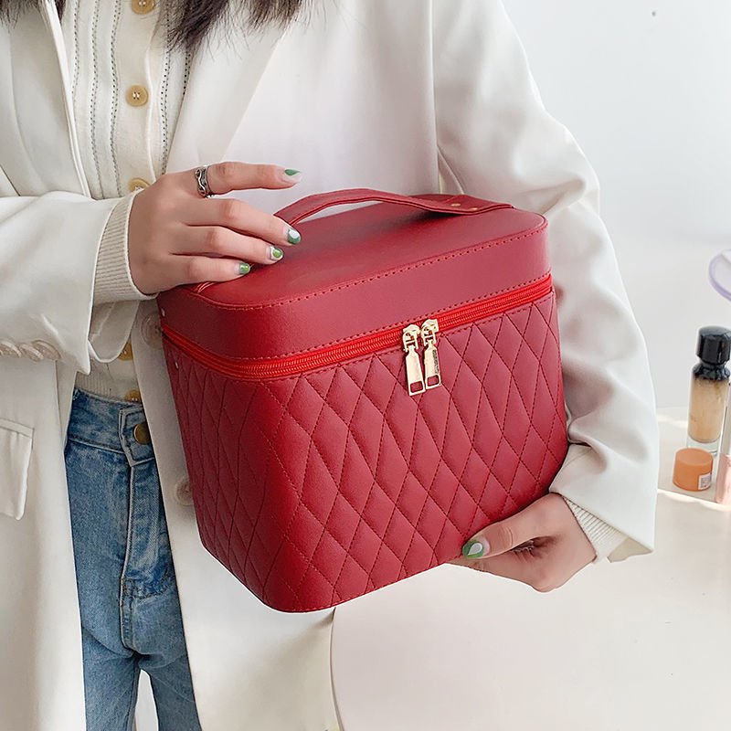 Portable Cosmetic Bag With Mirror - Tucan Trading