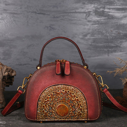 Multi-Functional Suede Cowhide Handbag