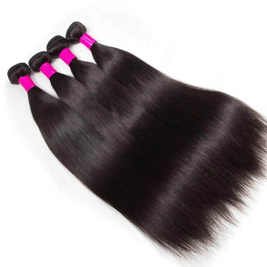 Silky Straight Human Hair Remy Brazilian