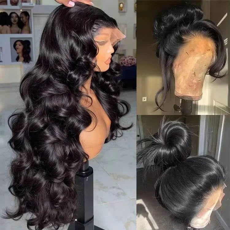 40 Inch Bone Straight Lace Frontal Human Hair Wig