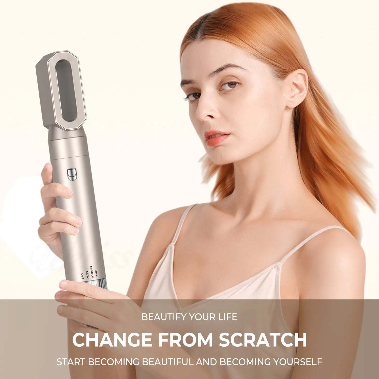 6 In 1 Hair Dryer Brush and Volumizer with Detachable Negative Ion