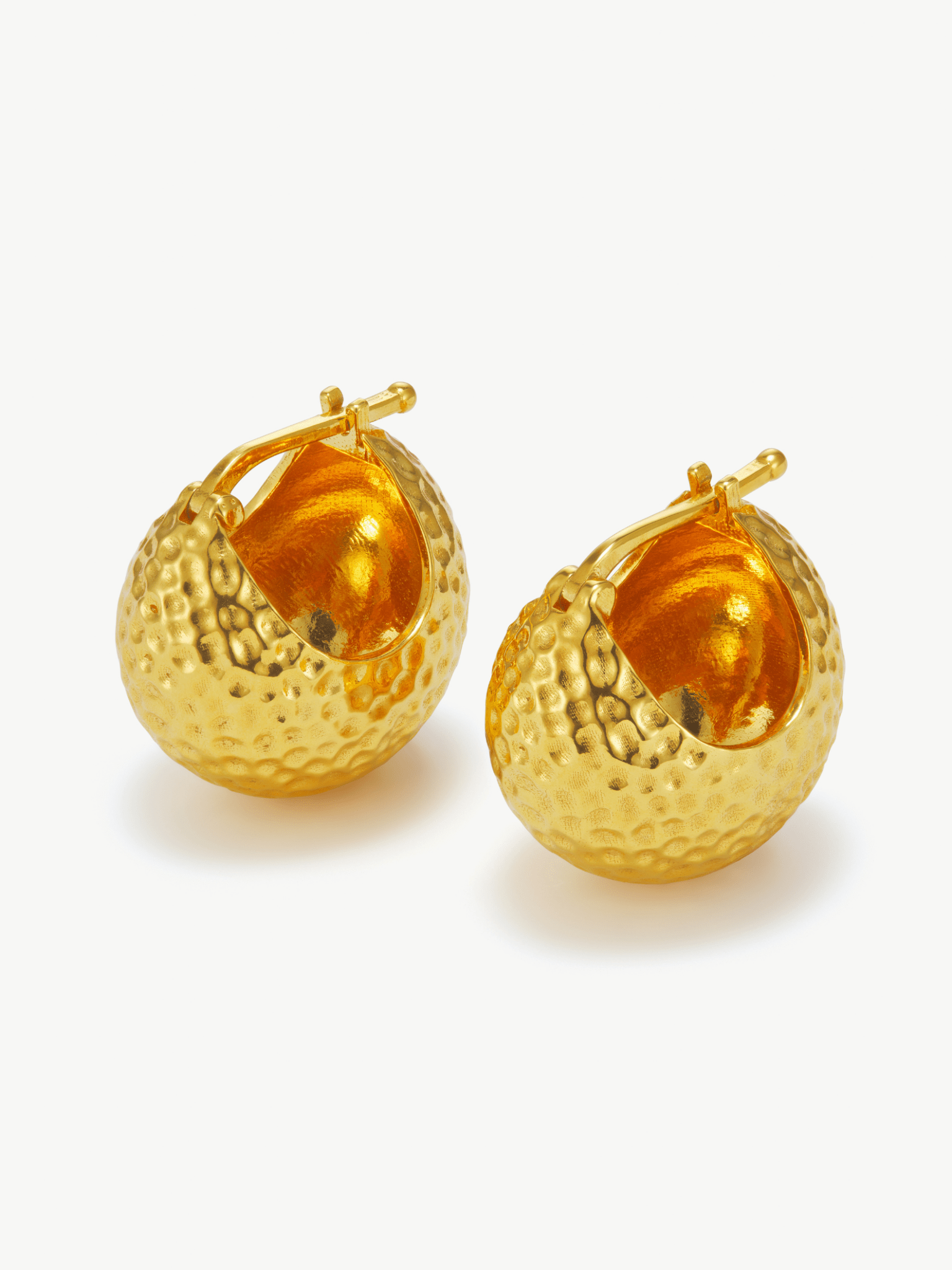Gold Vermeil Hoop Earrings – Zadie | No More Nobody - Tucan Trading