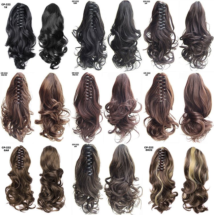 Long Wave Ponytail Wrap Around Ponytail Clip In Hair - Tucan Trading