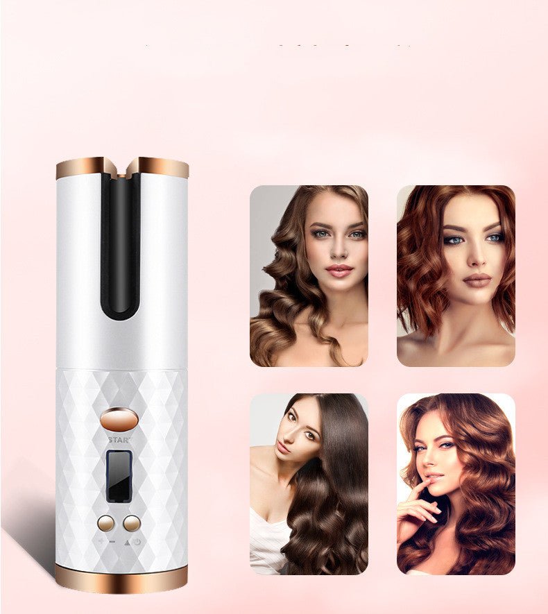Rechargeable Automatic Hair Curler - Tucan Trading