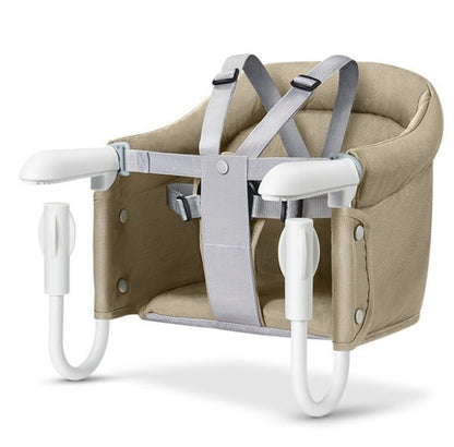 Portable Foldable Baby Highchair Safety Belt Infant Feeding Chair Booster Seat Harness Dinner Lunch Washable Hook - on Chair - Tucan Trading