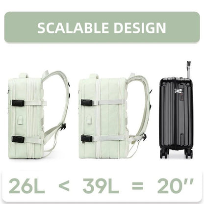 Extendible Travel Backpack Unisex - Tucan Trading