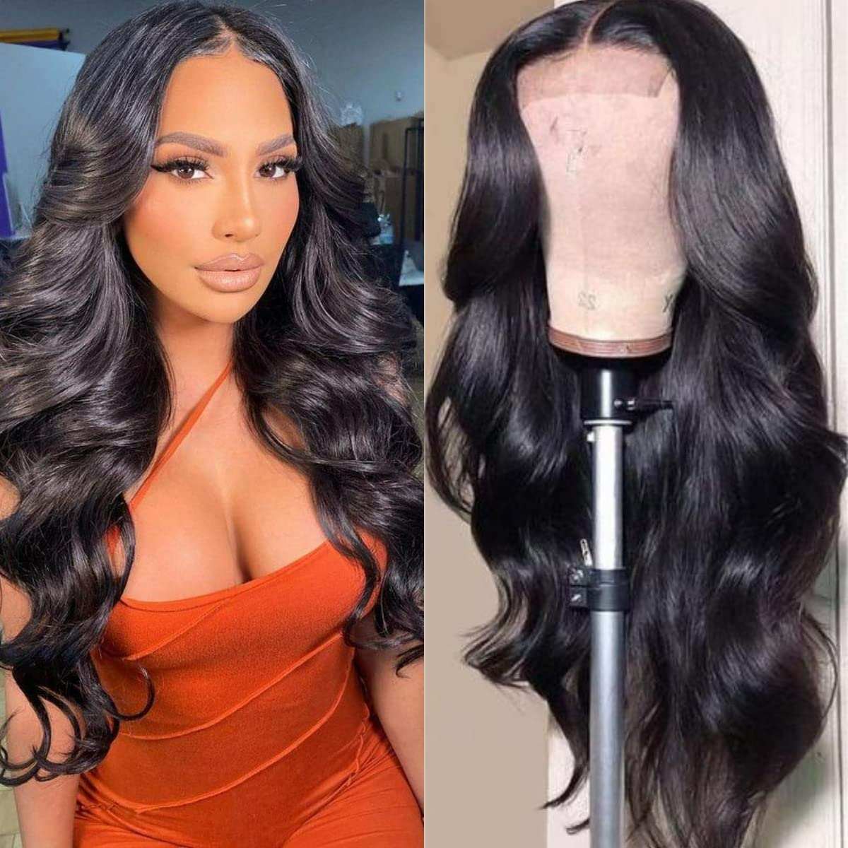 4x6 Lace Closure Natural Color Human Hair Wig