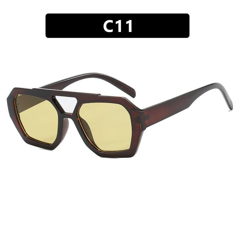 Ins Big Frame Leopard Sunglasses - Tucan Trading