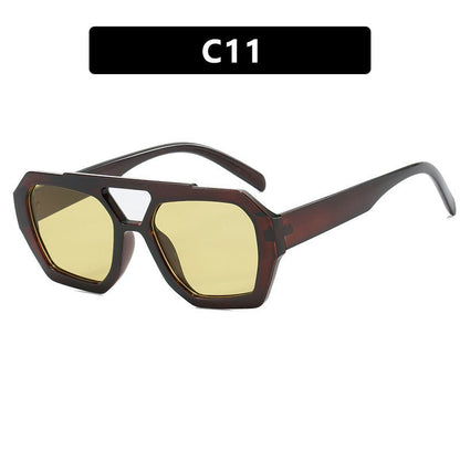 Ins Big Frame Leopard Sunglasses - Tucan Trading