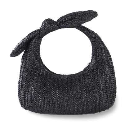 Vacation Style Bow Straw Handbag Clutch - Tucan Trading