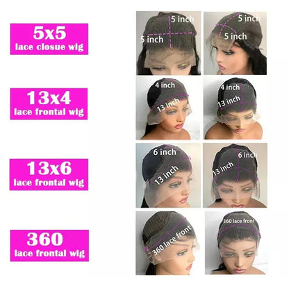 Body Wave 13x6 HD Transparent Lace Front Human Hair Wig