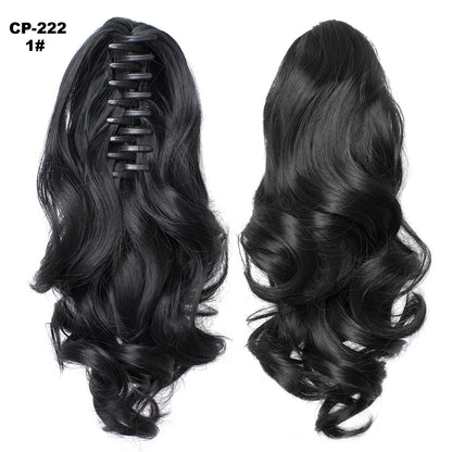Long Wave Ponytail Wrap Around Ponytail Clip In Hair - Tucan Trading