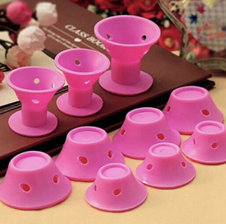 Soft Rubber Magic Hair Care Rollers - Tucan Trading