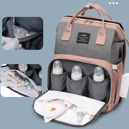 New Mummy Baby Crib Backpack, Milk Insulated Bag - Tucan Trading