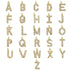 Pave Zircon 26 Initial Bracelet - Tucan Trading