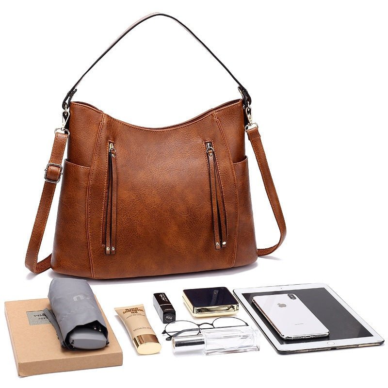 Luxury Vintage Large Capacity Handbag - Tucan Trading