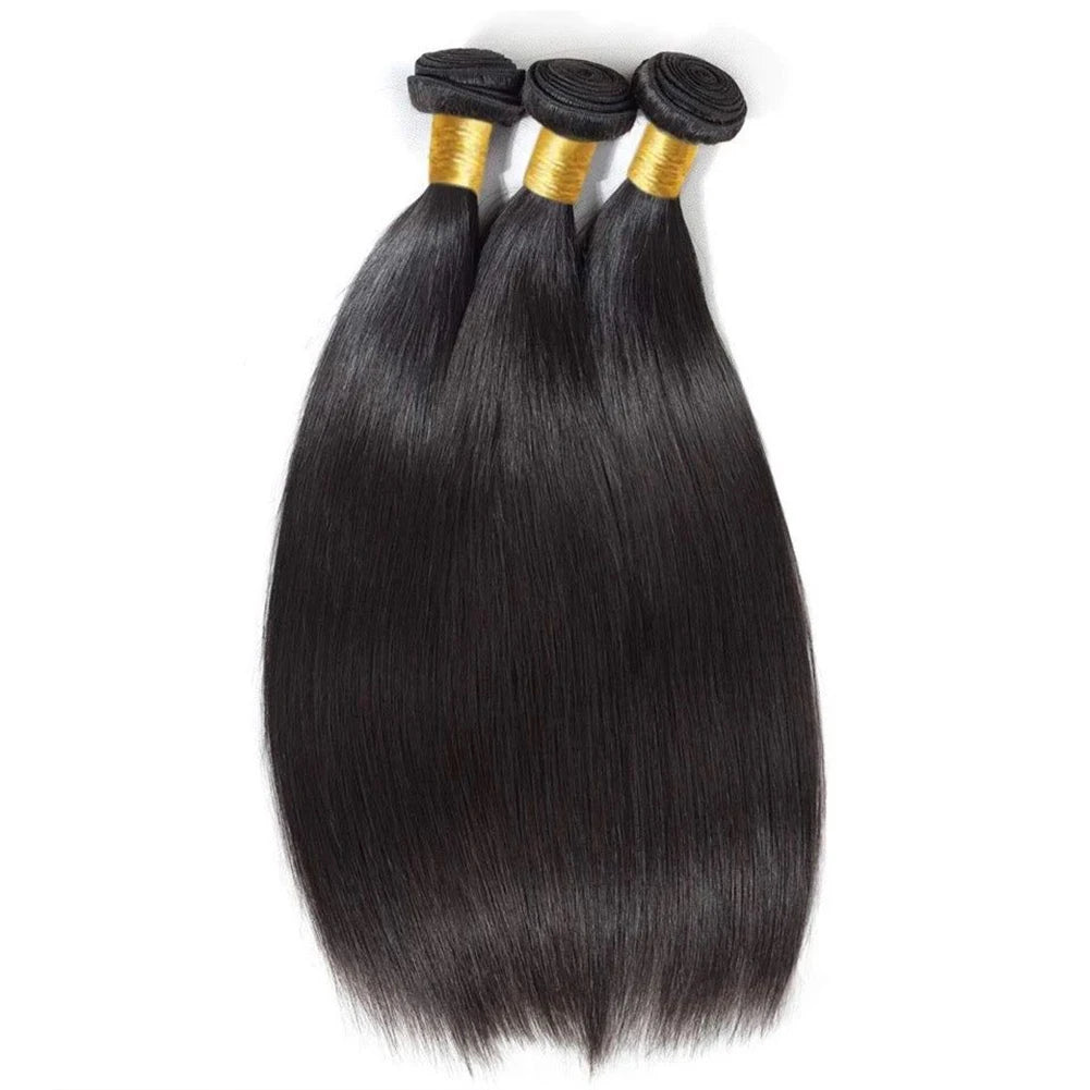 Silky Straight Human Hair Remy Brazilian