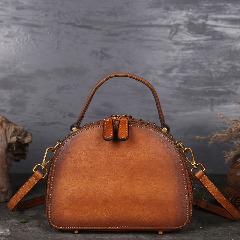 Multi-Functional Suede Cowhide Handbag