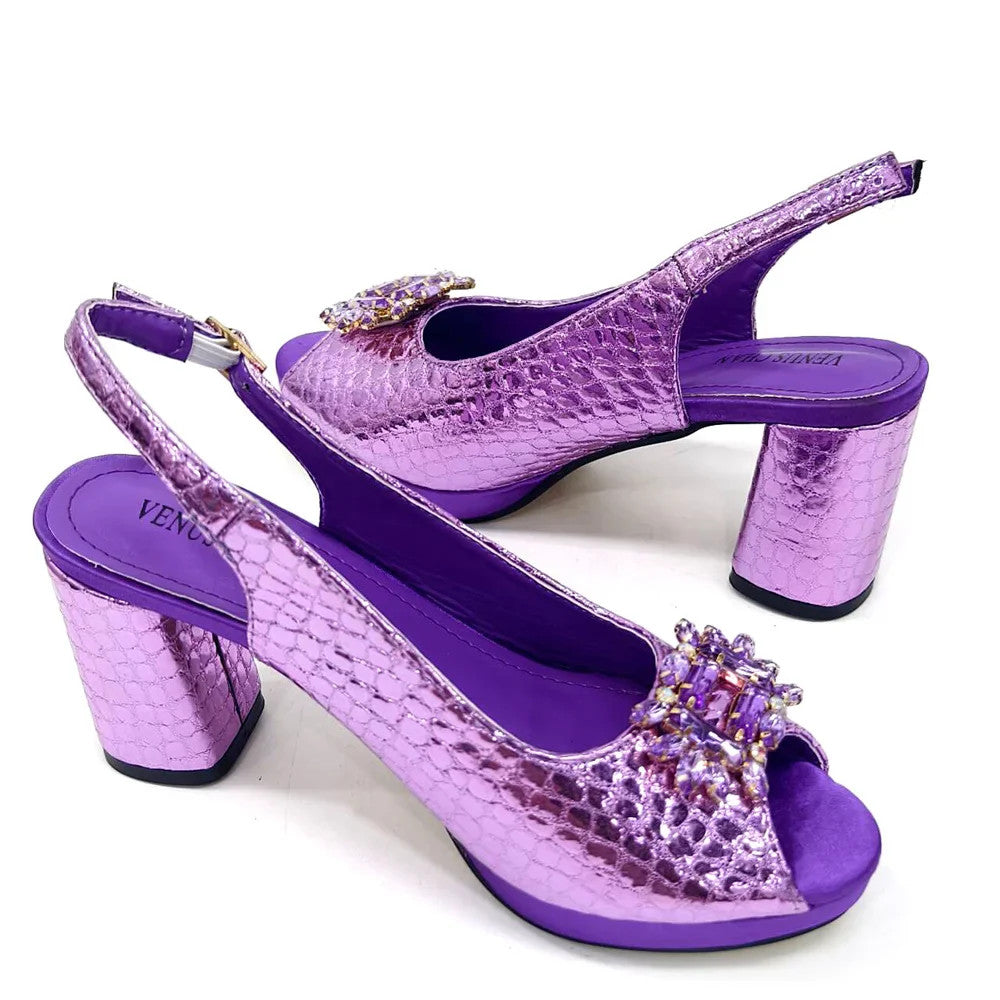 Italian Rhinestone Decoration Women&