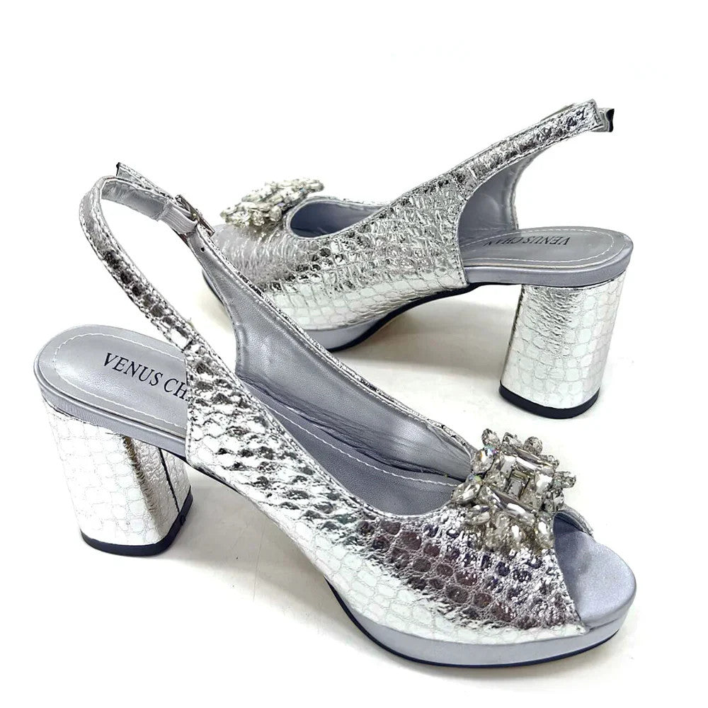 Italian Rhinestone Decoration Women&