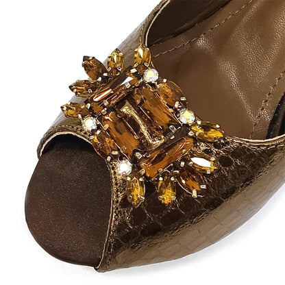 Italian Rhinestone Decoration Women&