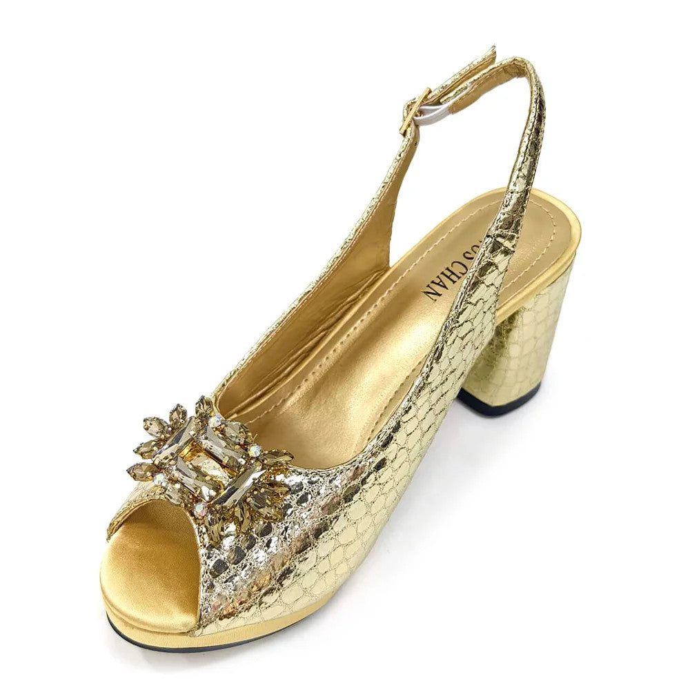 Italian Rhinestone Decoration Women&
