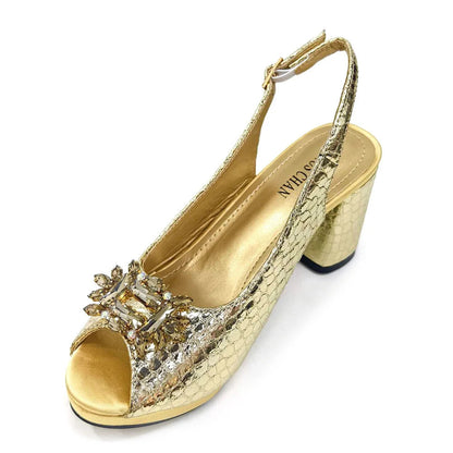 Italian Rhinestone Decoration Women&