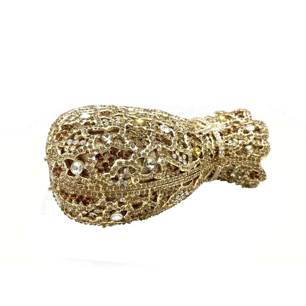 Luxury Women Evening Bag Party Crystal Clutch Purse