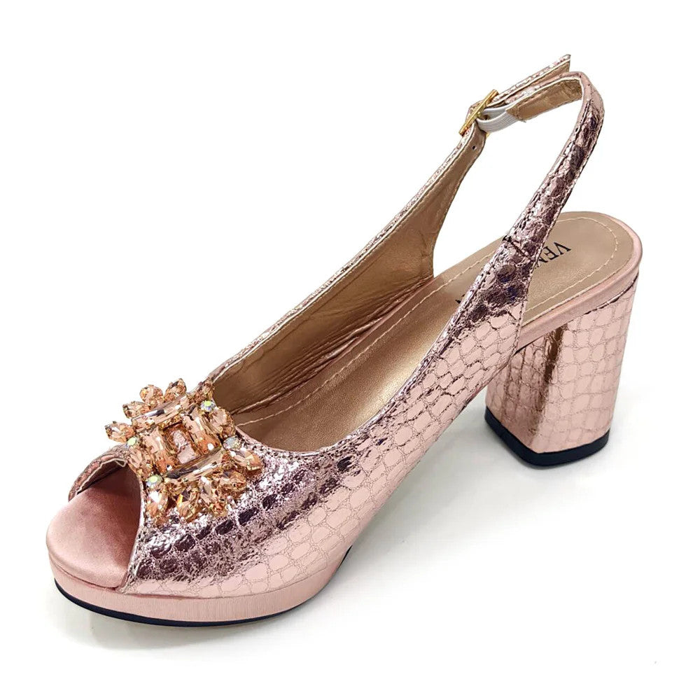 Italian Rhinestone Decoration Women&
