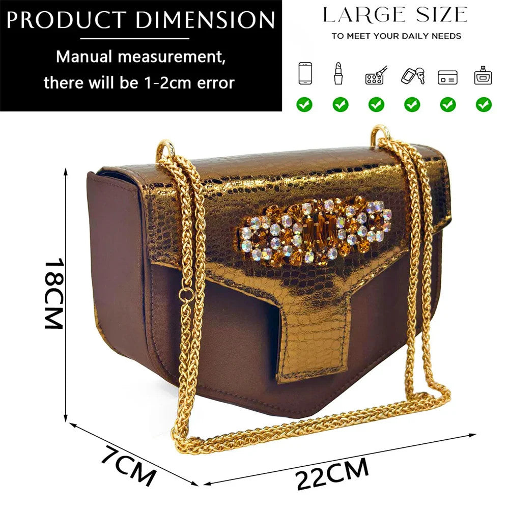 Italian Rhinestone Decoration Women&