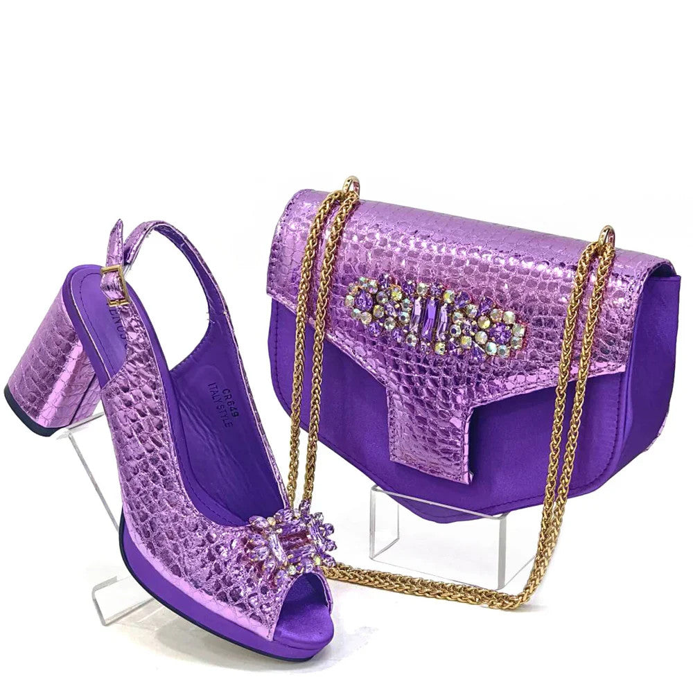 Italian Rhinestone Decoration Women&