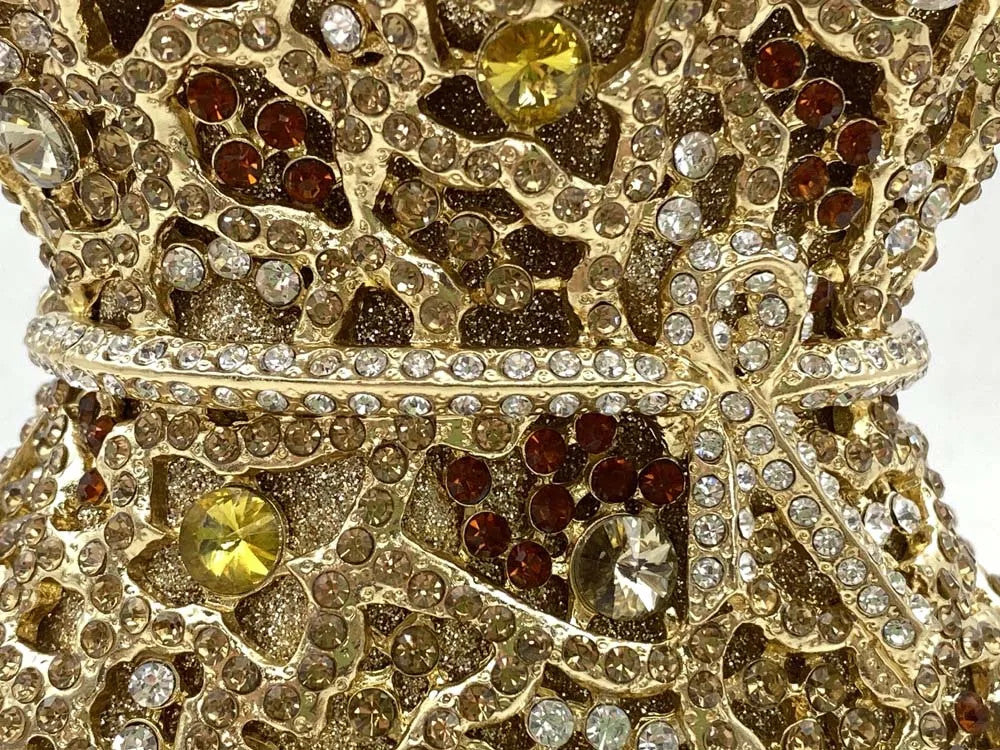 Luxury Women Evening Bag Party Crystal Clutch Purse