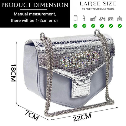 Italian Rhinestone Decoration Women&