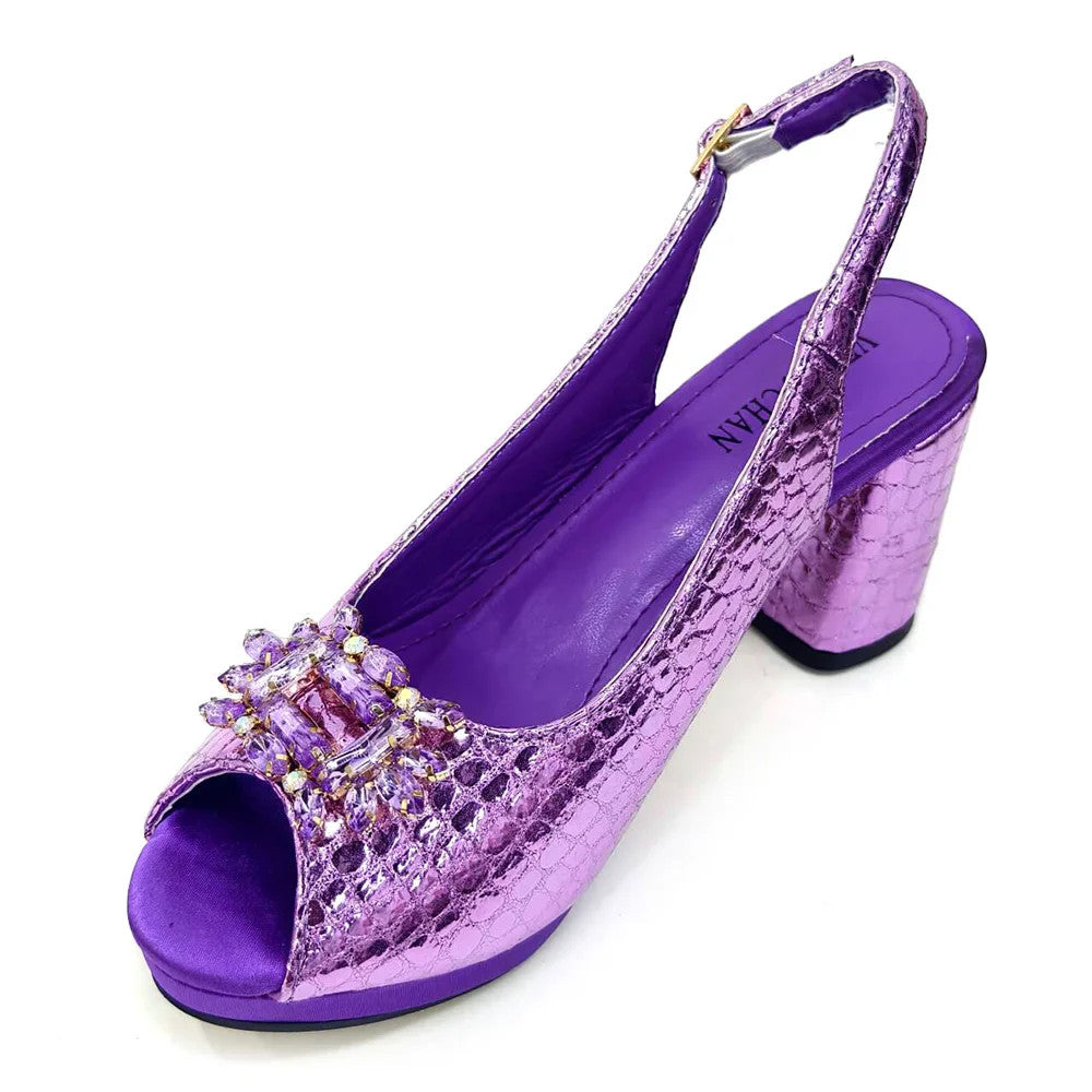 Italian Rhinestone Decoration Women&