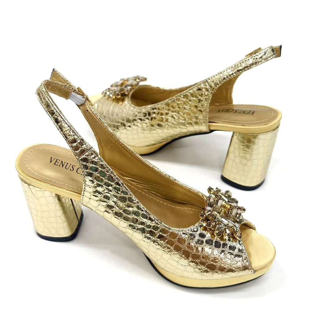 Italian Rhinestone Decoration Women&