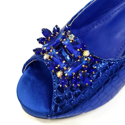Italian Rhinestone Decoration Women&