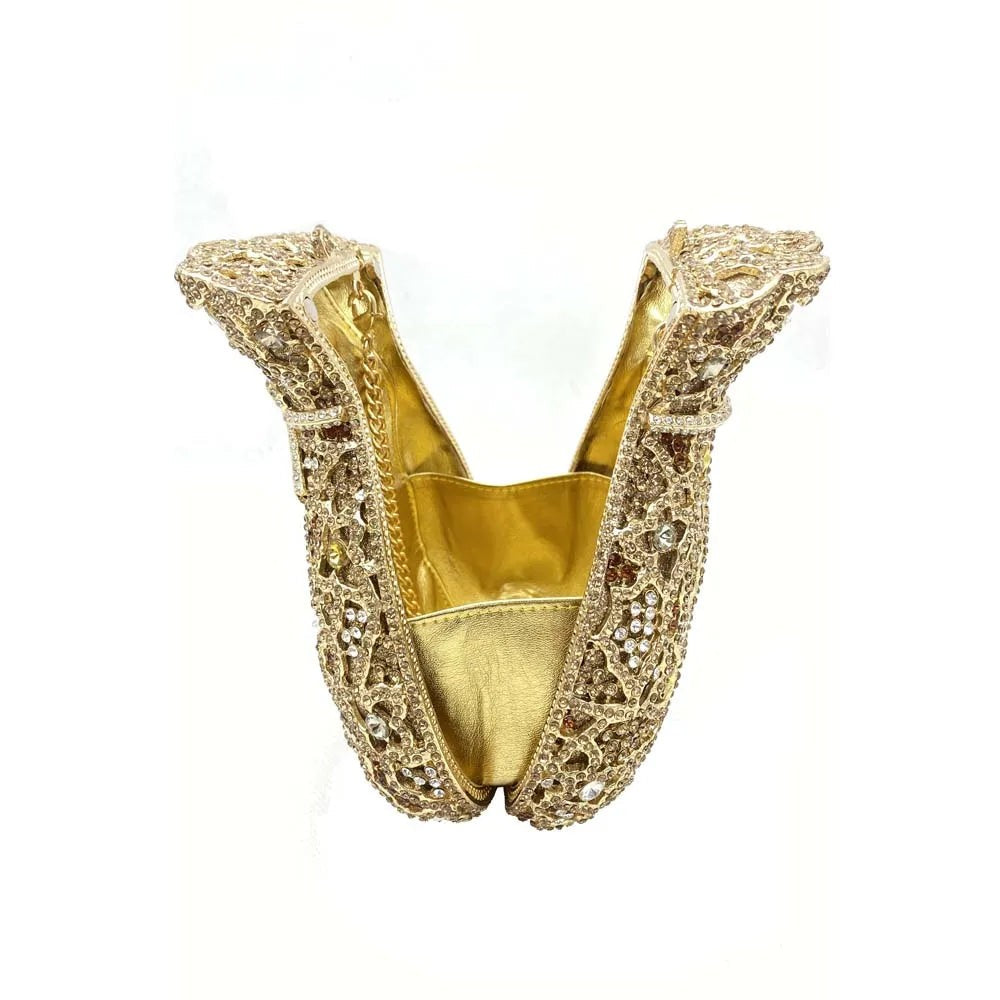 Luxury Women Evening Bag Party Crystal Clutch Purse