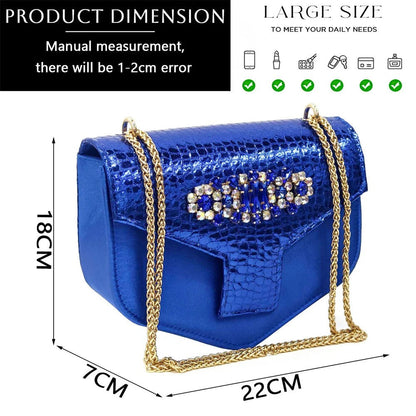 Italian Rhinestone Decoration Women&