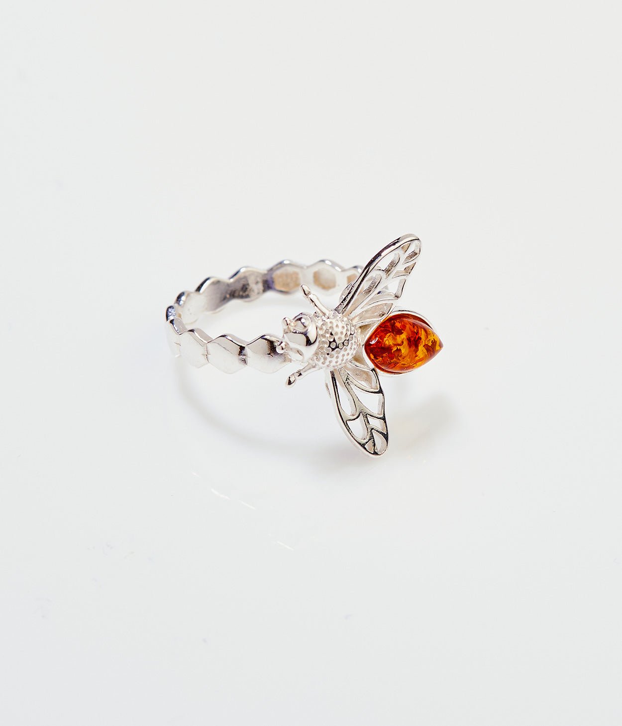 Amber Bee Ring - Tucan Trading