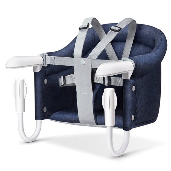 Portable Foldable Baby Highchair Safety Belt Infant Feeding Chair Booster Seat Harness Dinner Lunch Washable Hook - on Chair - Tucan Trading
