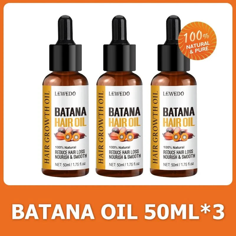 Lewedo Naturals Batana Oil Fast Hair Growth Oil for Men Women