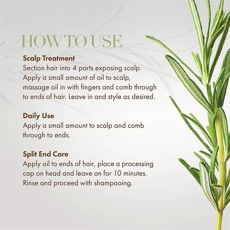 Rosemary Hair &amp; Scalp OilRosemary Hair &amp; Scalp Oil