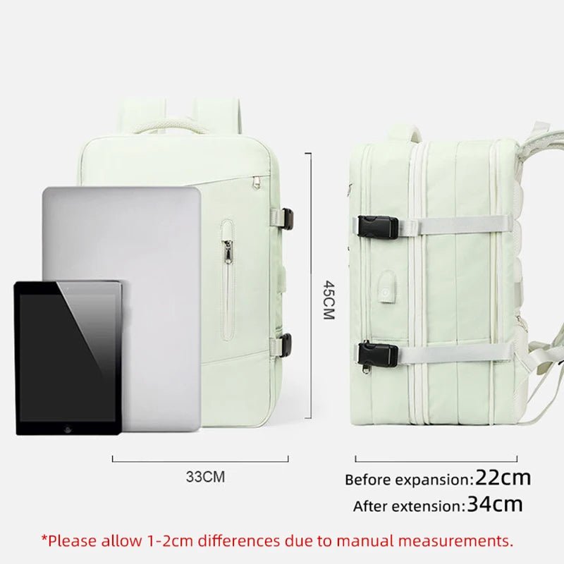 Extendible Travel Backpack Unisex - Tucan Trading