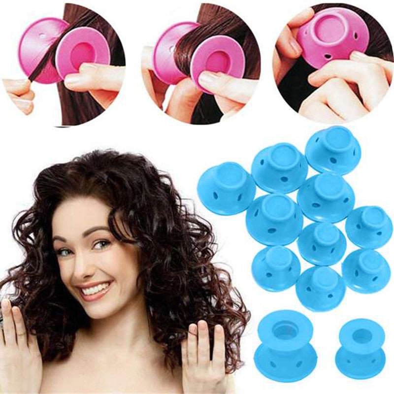Soft Rubber Magic Hair Care Rollers - Tucan Trading