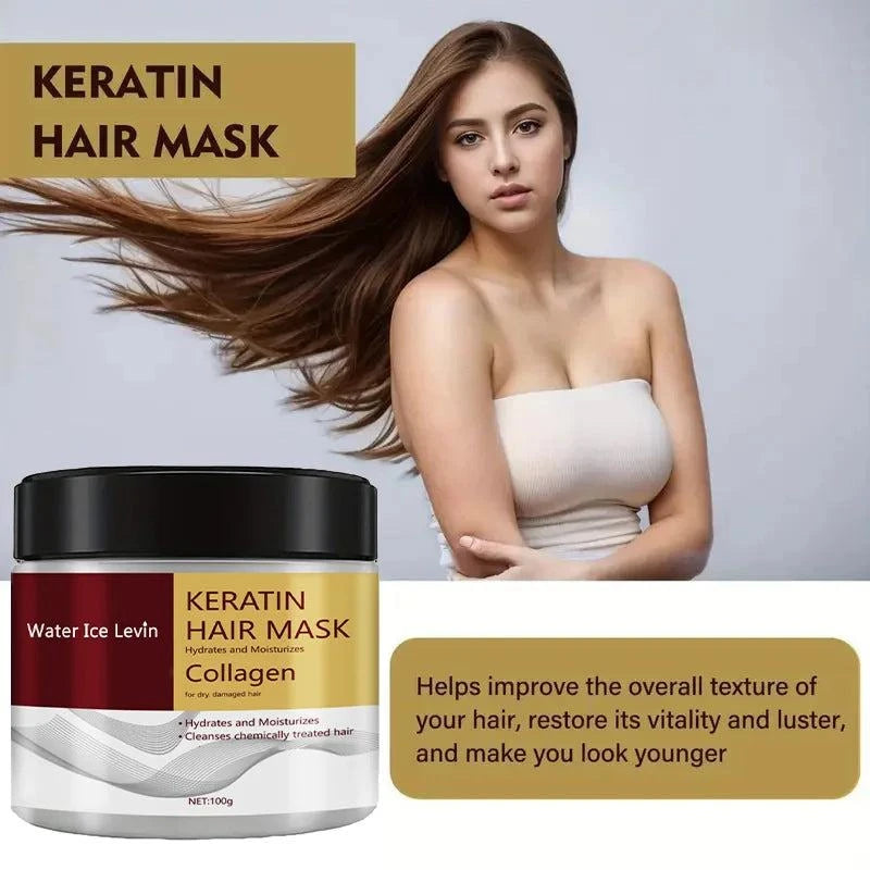 Collagen Keratin Hair Mask &amp; Dual Oil Control Moisturizer Conditioner