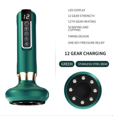Electric Vacuum Cupping Gua Sha Massager - Tucan Trading