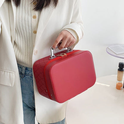 Portable Cosmetic Bag With Mirror - Tucan Trading