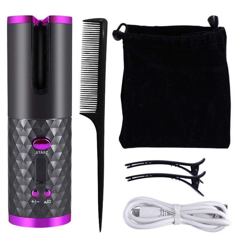 Rechargeable Automatic Hair Curler - Tucan Trading