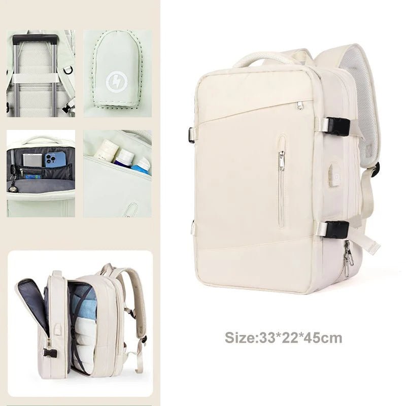 Extendible Travel Backpack Unisex - Tucan Trading